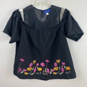 Francesca's Floral Boho Top